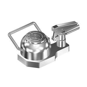 今野製作所(EAGLE イーグル) ダルマジャッキ(超低床・2段伸び・メッキ) (旧型式:ED-100TSTC) DTS-2-100C