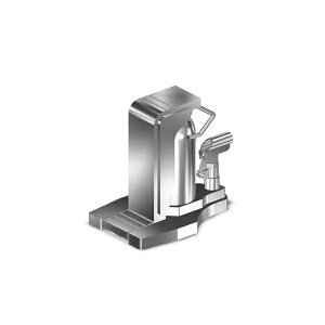 今野製作所(EAGLE イーグル) 爪つき油圧ジャッキ(爪ロング・メッキ仕様) (旧型式:G-160LC) E-160LC