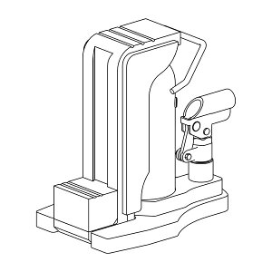 今野製作所(EAGLE イーグル) アタッチメントタイプ爪つきジャッキ(フリー) (旧型式:GU-100) EU-100