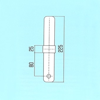 ALINCO(アルインコ)　鋼製ローリングタワー　RT用部材 連結ピン(アームロックタイプ)　A20A