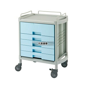 ナビス(アズワン) YDS-301 ユーティリティカート 引出浅型4段・深型1段 745×475×850mm