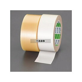 エスコ EA944NB-3 50mmx50m 手切れ粘着テープ(白)