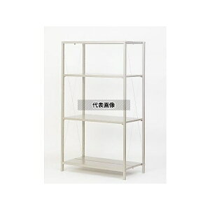 エスコ EA976AV-21 814x380x1200mm/4段ラック棚(折畳式)