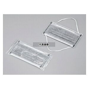 アズワン 低発塵活性炭マスク オーバーヘッド(4層タイプ)50枚入