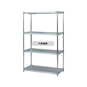アズワン ASGGS4-4690 ガルバリウムシェルフ W910×D460×H1500mm 4段