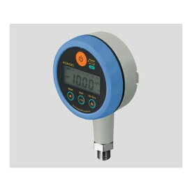 アズワン(AS ONE) 高精度デジタル圧力計 006P(9V)乾電池タイプ ブルー KDM30-500kPaG-B-BL 1個