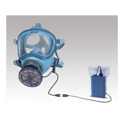 アズワン(AS ONE) 電動ファン付き呼吸用保護具 石綿用 電池・充電器付き BL-700HA-03 1個