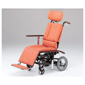 アズワン(AS ONE) フルリクライニング車椅子(介助式／スチール製／座幅460mm／32.2kg／チルト) NHR-7 1台