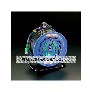 �A�Y����(AS ONE) AC125V/32A/30m �R�[�h���[��(�ɑ�/�R�d�Ւf) EA815DT-2 �����F1��