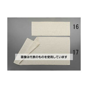 エスコ 340x 860mm/260匁 フェイスタオル(無漂白) EA929HB-16 入数:1枚