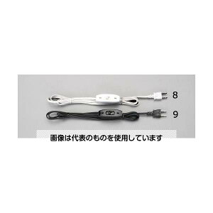 �G�X�R AC125V/ 7A ���ԃX�C�b�`(2m�R�[�h�t/��) EA940CB-9 �����F1��