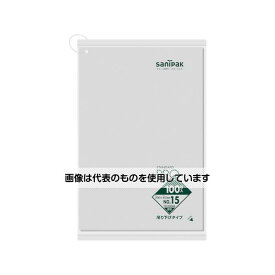 日本サニパック L15H規格袋吊り下げタイプ(0.03)15号 1冊(100枚入) L15H-CL 入数：1冊(100枚入)