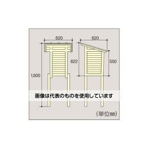 AY(AS ONE) 620x620x1500mm St EA728GX-3 F1