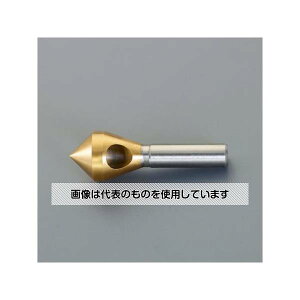 アズワン(AS ONE) 10-15mm カウンターシンク(10mm軸・HSS・TiNコート) EA827FD-23 入数:1本