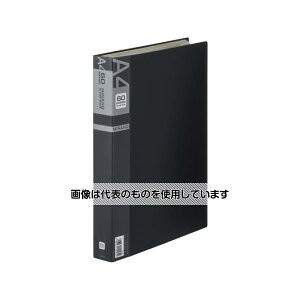 アズワン(AS ONE) A4/S型 クリアーブック(60枚/黒) EA762CC-77 入数:1冊