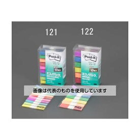 エスコ 10x44mm 粘着見出しラベル(20枚x10個/6色) EA762GA-122 入数：1箱(20枚×60個入)