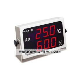 佐藤計量器製作所 温湿度表示器(8092-50) SKM350TRH 入数：1台