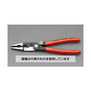 KNIPEX 200mm �d�H���@�\�y���`(�΂˕t) EA537PE-22 �����F1�{