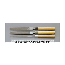 エスコ 100mm クラフトやすり(平・半丸・丸-3本組/中目) EA521PR 入数：1セット
