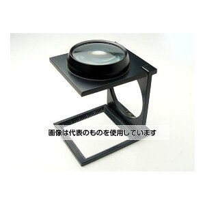 クリアー光学 縞見ルーペ リネンテスター 2mm目盛付 4倍 50mm I-CW60N 入数:1個