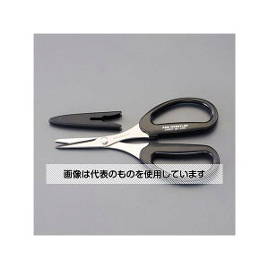 アズワン(asone) 165mm はさみ・万能(キャップ付・ステンレス製) EA540HF-31 1本