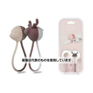���{�|�X�e�b�N �P�[�u���I�[�K�i�C�U�[ Zoo Cable Wraps 1��(2�{��) zoocable Hedgehog_Elk �����F1��(2�{��)