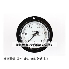 長野計器 普通形圧力計(Φ75) 埋込形D枠(取付穴) 0.1MPa AC15-233 入数：1個