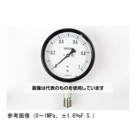 長野計器 密閉型圧力計(100Φ) 立形A枠 0.4MPa BE12-143 入数：1個