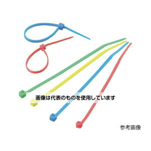 トラスコ中山 カラーケーブルタイ 幅4.8X300mm最大結束Φ83標準型 アソート 1袋(100本入) TRCVR-300S-S 入数:1袋(100本入)