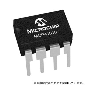 Microchip MCP41010-I/P �f�W�^���|�e���V�����[�^ 10k�� 256�|�W�V���� SPI 8�s�� PDIP 1��(6��)