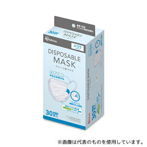 アイリスオーヤマ 20PN-30PM ディスポーザブルプリーツマスク ふつう 30枚入