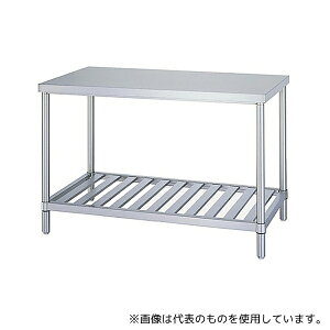 シンコー(業務用厨房機器) WS-15090 ステンレス作業台 (SUS430・スノコ棚仕様) 1500×900×800