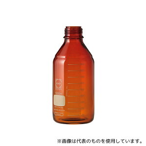 DWK Life Sciences 017210-10004A ねじ口びん(メジュームびん) 茶褐色 びんのみ 1L 1箱(10個入)