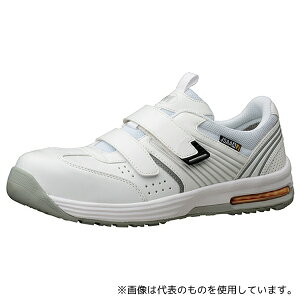 ミドリ安全 ISA-805S-W-22.0 JSAA A種認定 先芯入りスニーカー エアHG ISA-805 静電 ホワイト 22.0cm
