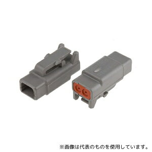 Deutsch DTM06-2S �����ԗp�R�l�N�^ 2�� �I�X 7.5A �O���[ DTM�V���[�Y 1��(5��)