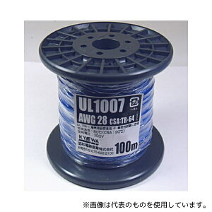 an[lbg UL1007AWG28-100MR(BL) UL1007 ϔMrj≏d  100m AWG28