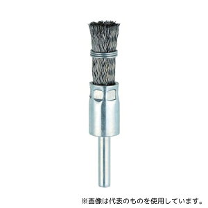 トラスコ中山 TEB-15S 筒型ブラシΦ15X軸6 鋼線0.3 くくりタイプ