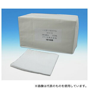 イワツキ 002-026986 ハイガーゼホワイト10×10cm 8PLY 100枚