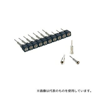 Preci-Dip 712-87-108-41-001101 �s���w�b�_ �s���\�P�b�g 1�� �X�g���[�g 2.54mm 8�� �X���[�z�[�� 1��(5��)