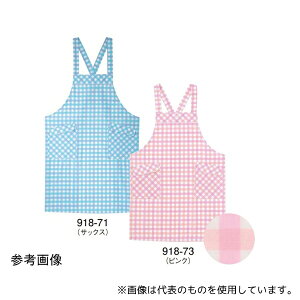 KAZEN 918-71 L 介護エプロン サックス L