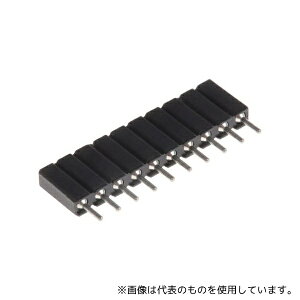 Preci-Dip 801-87-010-10-001101 �s���w�b�_ �s���\�P�b�g 1�� �X�g���[�g 2.54mm 10�� �X���[�z�[�� 1��(5��)