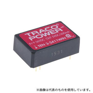 TRACOPOWER TEN 3-2411WIN �≏DC-DC�R���o�[�^ 3W Vout 5V dc Iout 600mA
