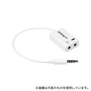 StarTech.com MUYHSMFFADW �I�[�f�B�I�X�v���b�^�[ 15cm �z���C�g 4�Ƀ~�j�v���O(�I�X)- 2x 3�ɃX�e���I�~�j�W���b�N(���X)