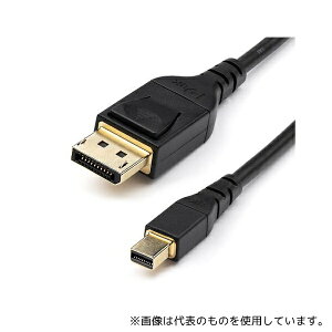StarTech.com DP14MDPMM2MB Mini DisplayPort - DisplayPort 1.4 P[u/2m/VESAKiFi/8K60HzA4K120HzΉ/Mini DP - DP ϊj^[P[u/HBR3/HDR