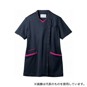 住商モンブラン 73-2252 M スクラブ レディス 半袖 ダークネイビー/バーガンディ M