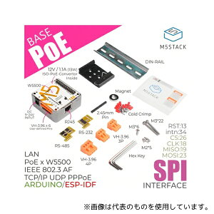 M5Stack M5STACK-K012-C-V12 M5Stack�pLAN���W���[��(W5500���ځAPoE�Ή�)
