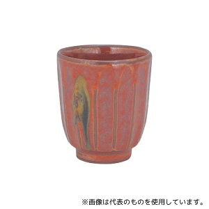 アズワン 44810-460 辰砂(削彫)湯呑