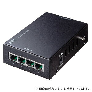 �T�����T�v���C LAN-GIHINJ3 PoE�C���W�F�N�^�[(4�|�[�g�Ή�)