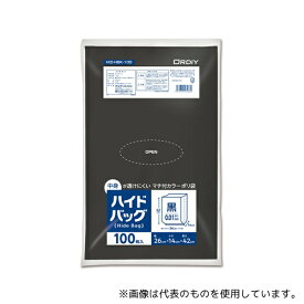 オルディ HID-HBK-100 ハイドバッグ HD 黒 100枚×20冊入