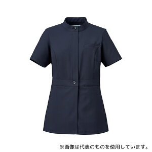 KAZEN KZN310-18 レディスジャケット半袖 ネイビー 3L